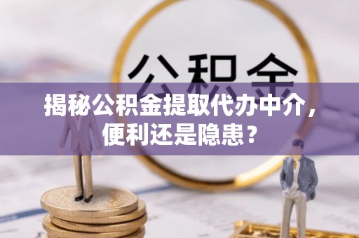 耿马揭秘公积金提取代办中介，便利还是隐患？