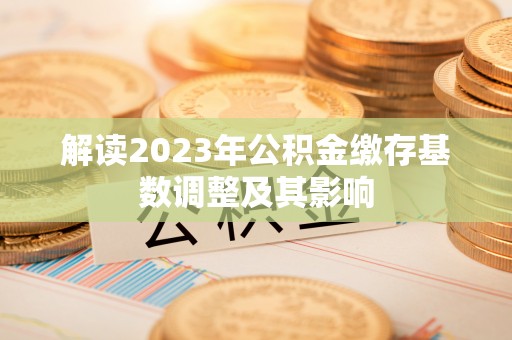 耿马解读2023年公积金缴存基数调整及其影响