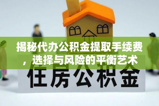 耿马揭秘代办公积金提取手续费，选择与风险的平衡艺术
