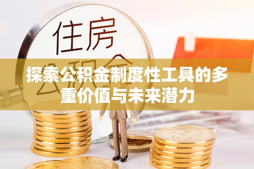 耿马探索公积金制度性工具的多重价值与未来潜力