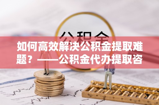 耿马如何高效解决公积金提取难题？——公积金代办提取咨询服务全解析