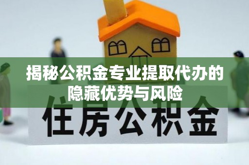 耿马揭秘公积金专业提取代办的隐藏优势与风险