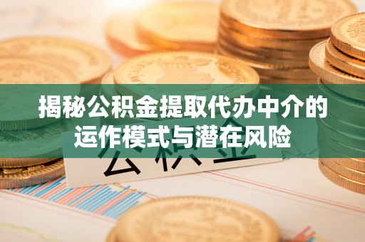 耿马揭秘公积金提取代办中介的运作模式与潜在风险