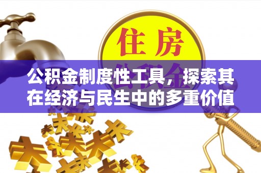 耿马公积金制度性工具，探索其在经济与民生中的多重价值