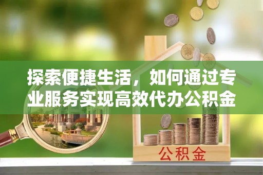 耿马探索便捷生活，如何通过专业服务实现高效代办公积金提取