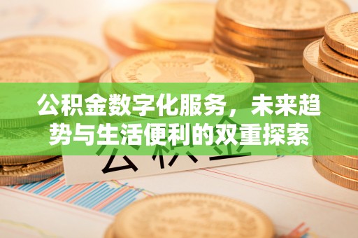 耿马公积金数字化服务，未来趋势与生活便利的双重探索