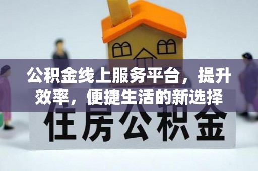 耿马公积金线上服务平台，提升效率，便捷生活的新选择