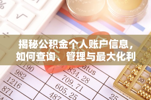 耿马揭秘公积金个人账户信息，如何查询、管理与最大化利用