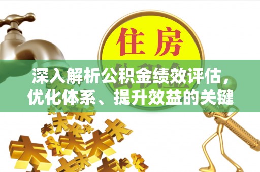 耿马深入解析公积金绩效评估，优化体系、提升效益的关键路径