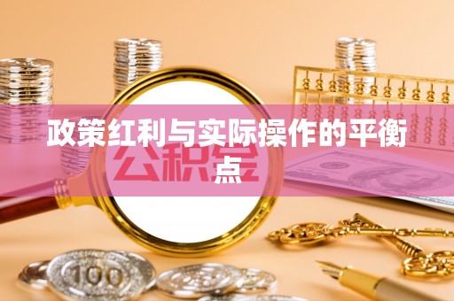 耿马政策红利与实际操作的平衡点