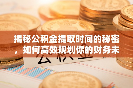 耿马揭秘公积金提取时间的秘密，如何高效规划你的财务未来