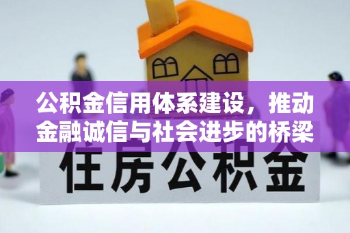 耿马公积金信用体系建设，推动金融诚信与社会进步的桥梁
