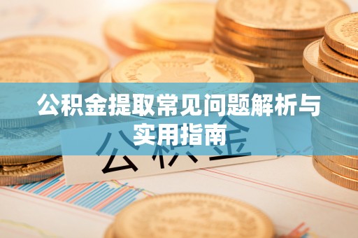 耿马公积金提取常见问题解析与实用指南