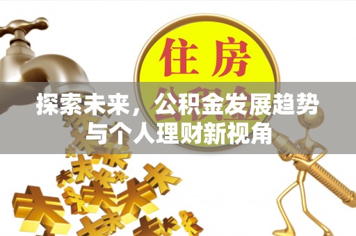 耿马探索未来，公积金发展趋势与个人理财新视角