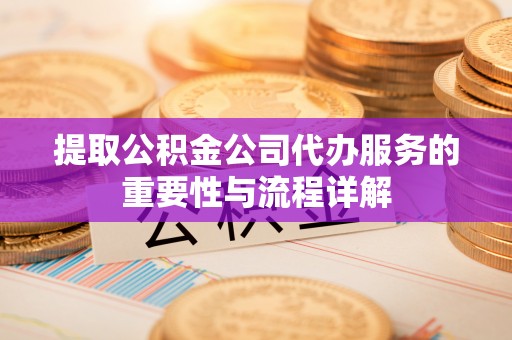 耿马提取公积金公司代办服务的重要性与流程详解