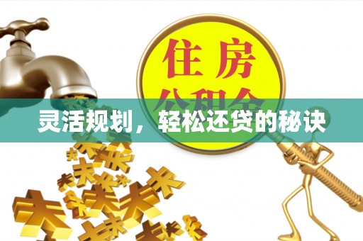 耿马灵活规划，轻松还贷的秘诀