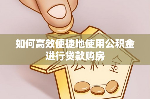 耿马如何高效便捷地使用公积金进行贷款购房