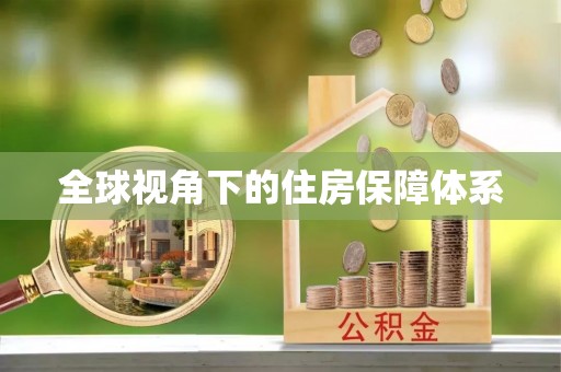 耿马全球视角下的住房保障体系