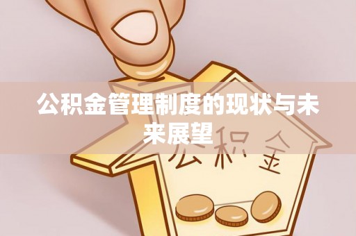 耿马公积金管理制度的现状与未来展望