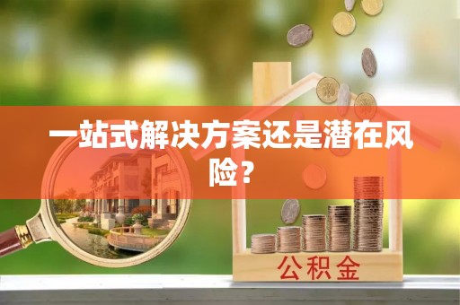 耿马一站式解决方案还是潜在风险？